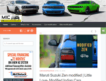 Tablet Screenshot of modifiedindiancars.com